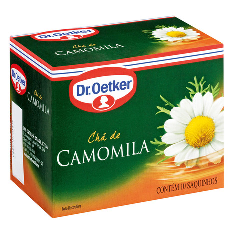 CHÁ CAMOMILA DR. OETKER CAIXA 10G 10 UNIDADES 0