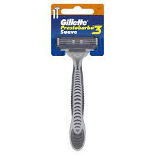 APARELHO DESCARTÁVEL PARA BARBEAR SUAVE GILLETTE PRESTOBARBA3