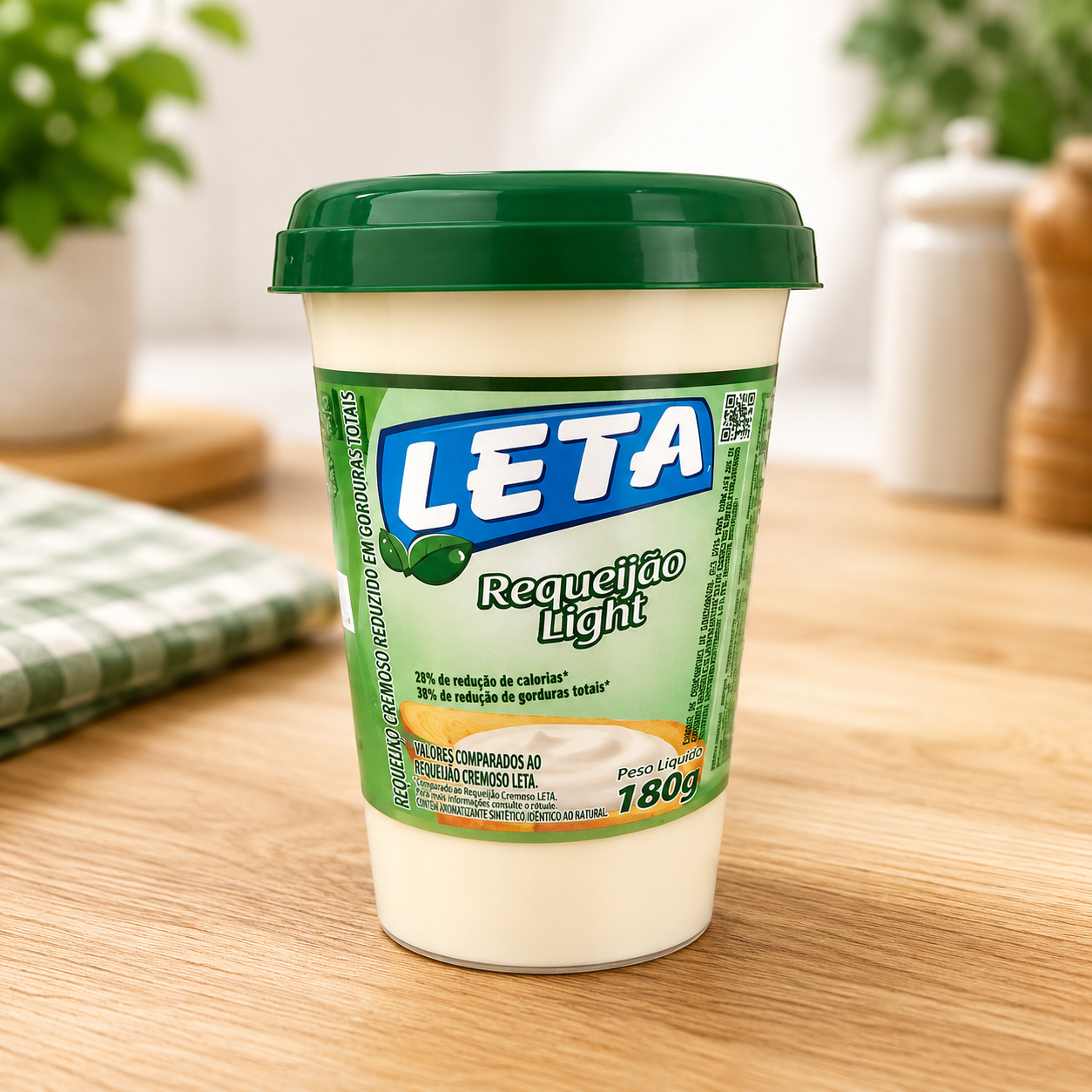 REQUEIJÃO CREMOSO LIGHT LETA 180G