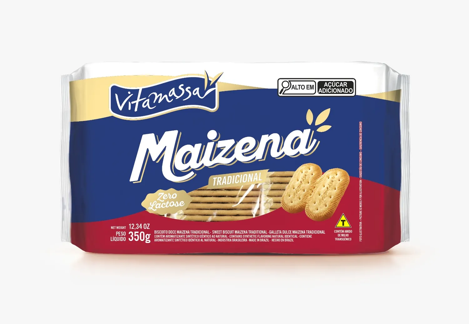 BISCOITO VITAMASSA MAIZENA 400G TRADICIONAL