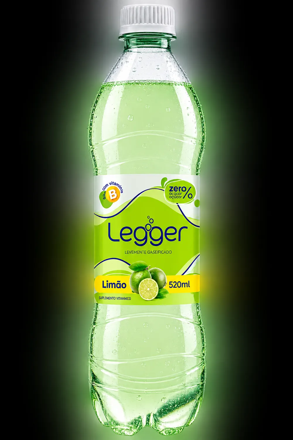 REFRIGERANTE LIMÃO ZERO LEGGER GARRAFA 520ML