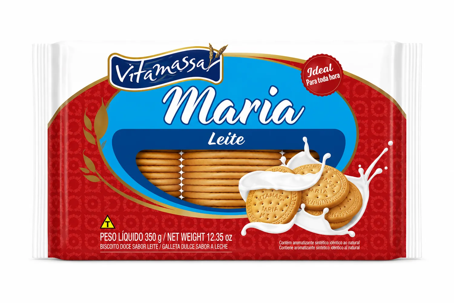 BISCOITO VITAMASSSA MARIA LEITE 350G