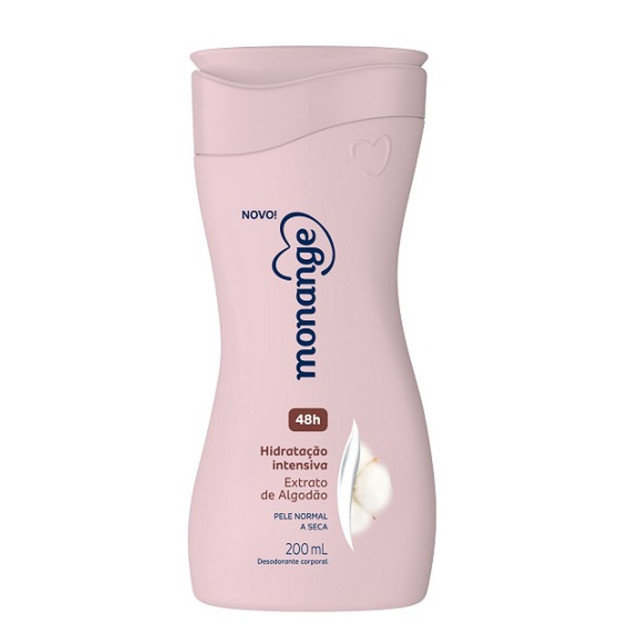 DESODORANTE CORPORAL EXTRATO DE ALGODÃO MONANGE HIDRATAÇÃO INTENSIVA FRASCO 200ML 0