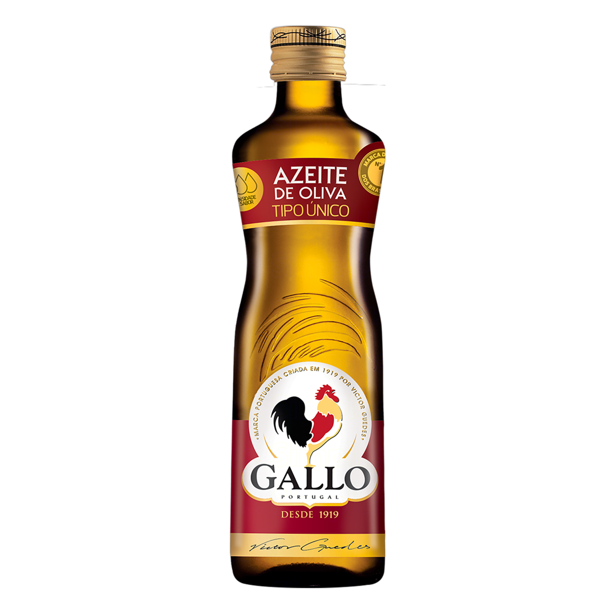AZEITE DE OLIVA TIPO ÚNICO SUAVE PORTUGUÊS GALLO VIDRO 250ML