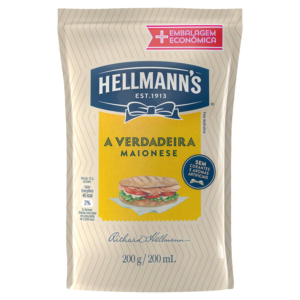 MAIONESE HELLMANNS SACHÊ 200G