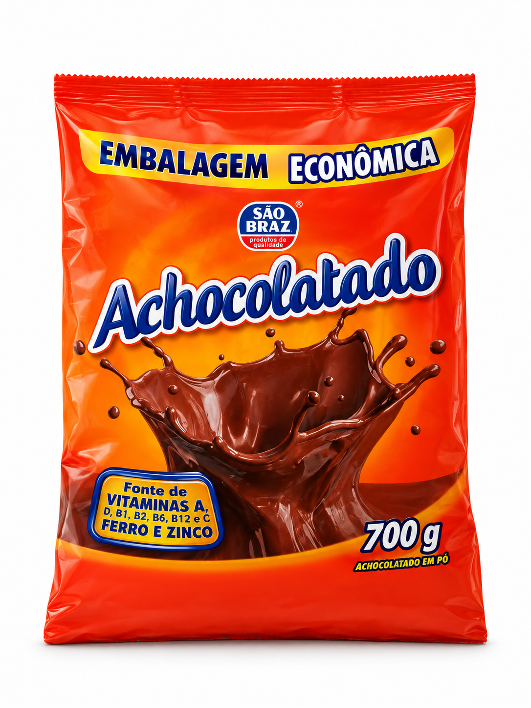 ACHOCOLATADO EM PÓ SÃO BRAZ ALMOFADA 700G
