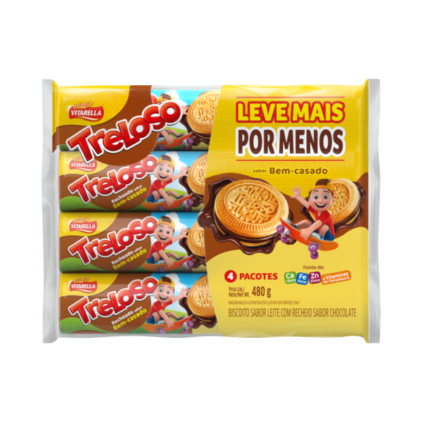 BISC VITA. TRELOSO RECH L+ P- 480G BEM CASADO 0
