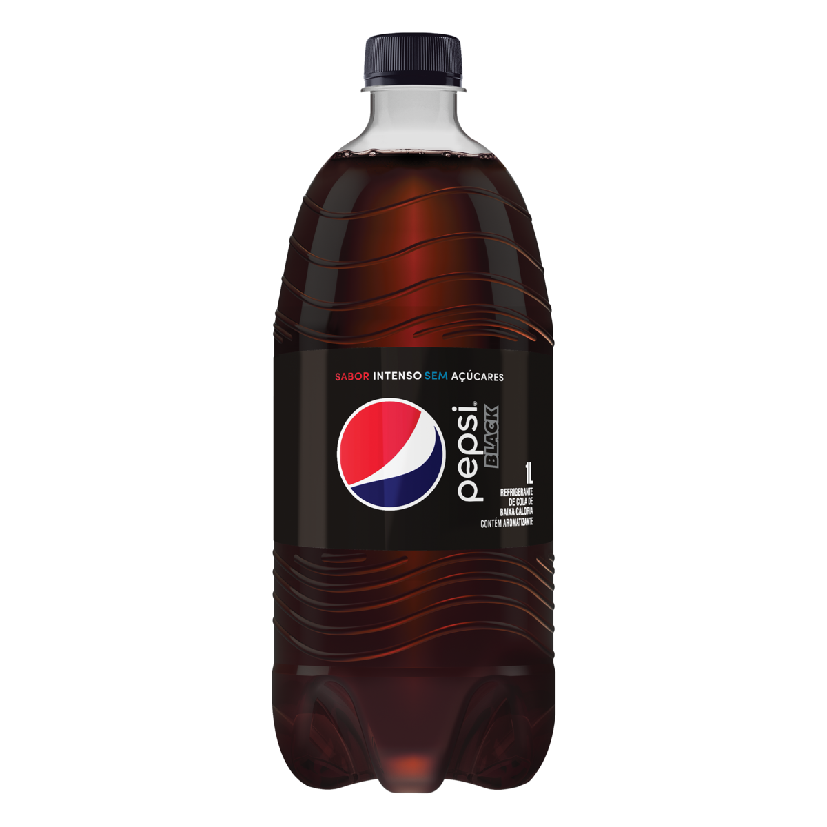 REFRIGERANTE COLA ZERO AÇÚCAR PEPSI BLACK GARRAFA 1L