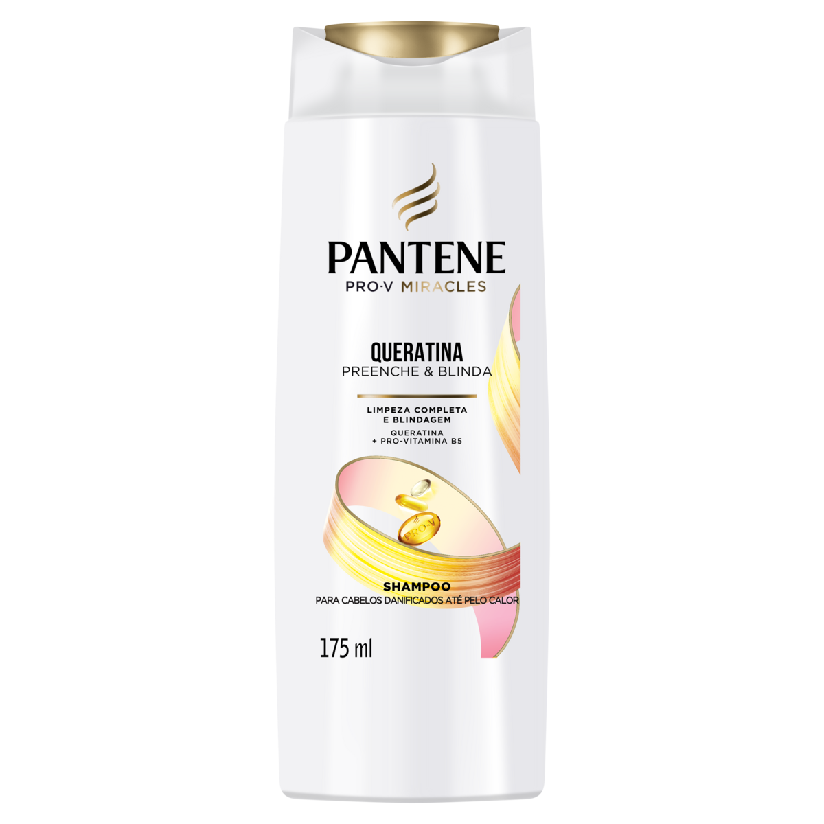 SHAMPOO PANTENE QUERATINA PREENCHE & BLINDA FRASCO 175ML