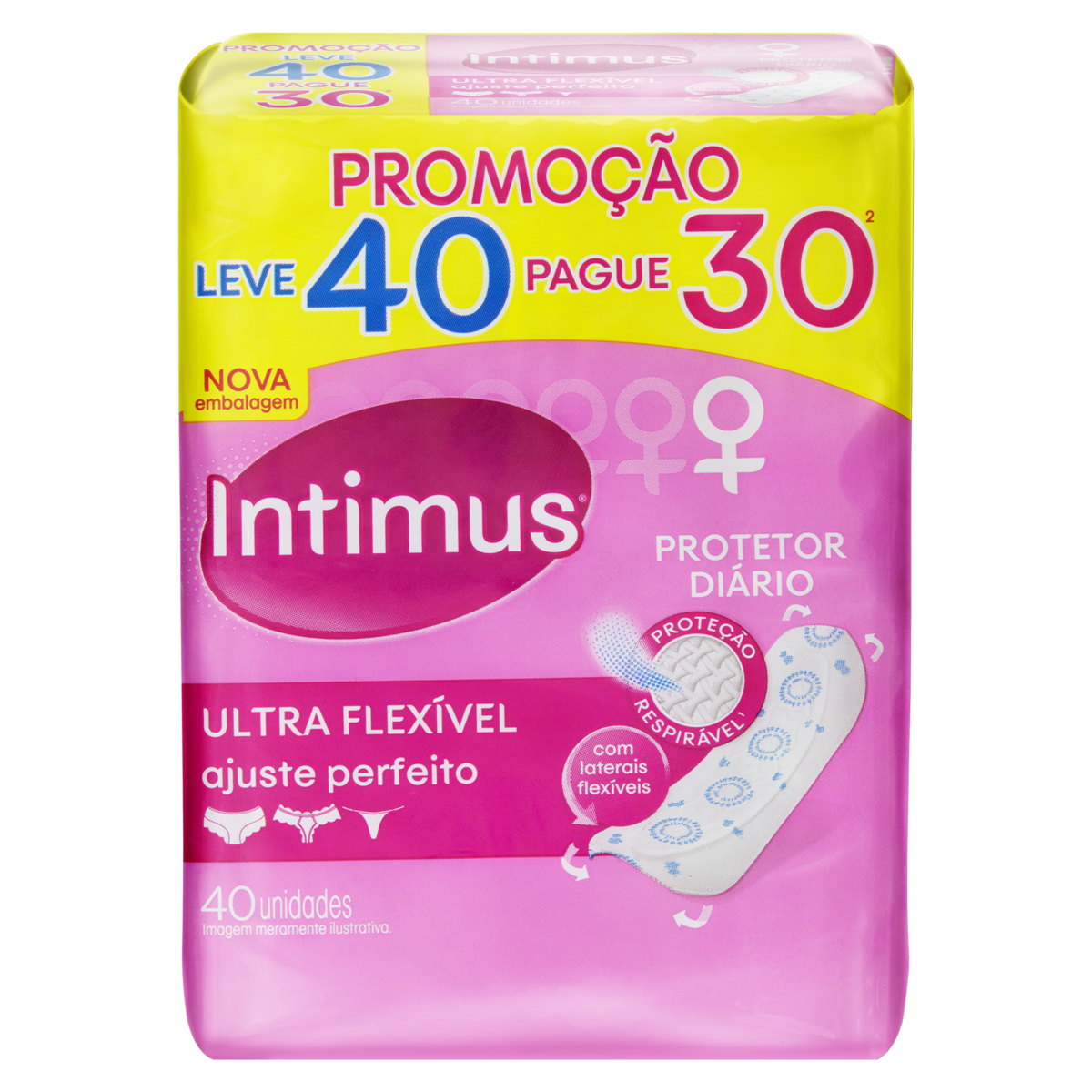 PROTETOR DIARIO INTIMUS 40UN DISCRETO — imagem 1