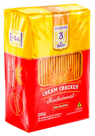 BISCOITO 3 DE MAIO CREAM CRACKER 350G