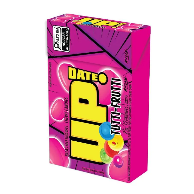 PASTILHA UP DATE 25G TUTTI FRUTTI