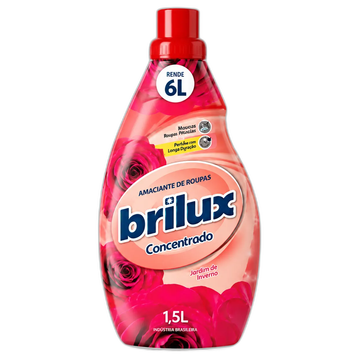 AMACIANTE DE ROUPA CONCENTRADO JARDIM DE INVERNO BRILUX FRASCO 1,5L