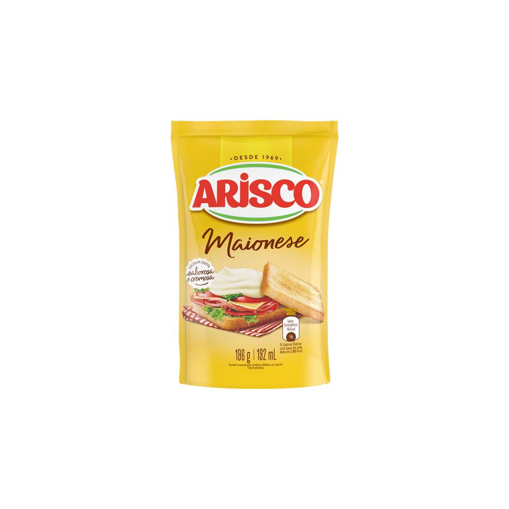 MAIONESE ARISCO SACHÊ 196G 0
