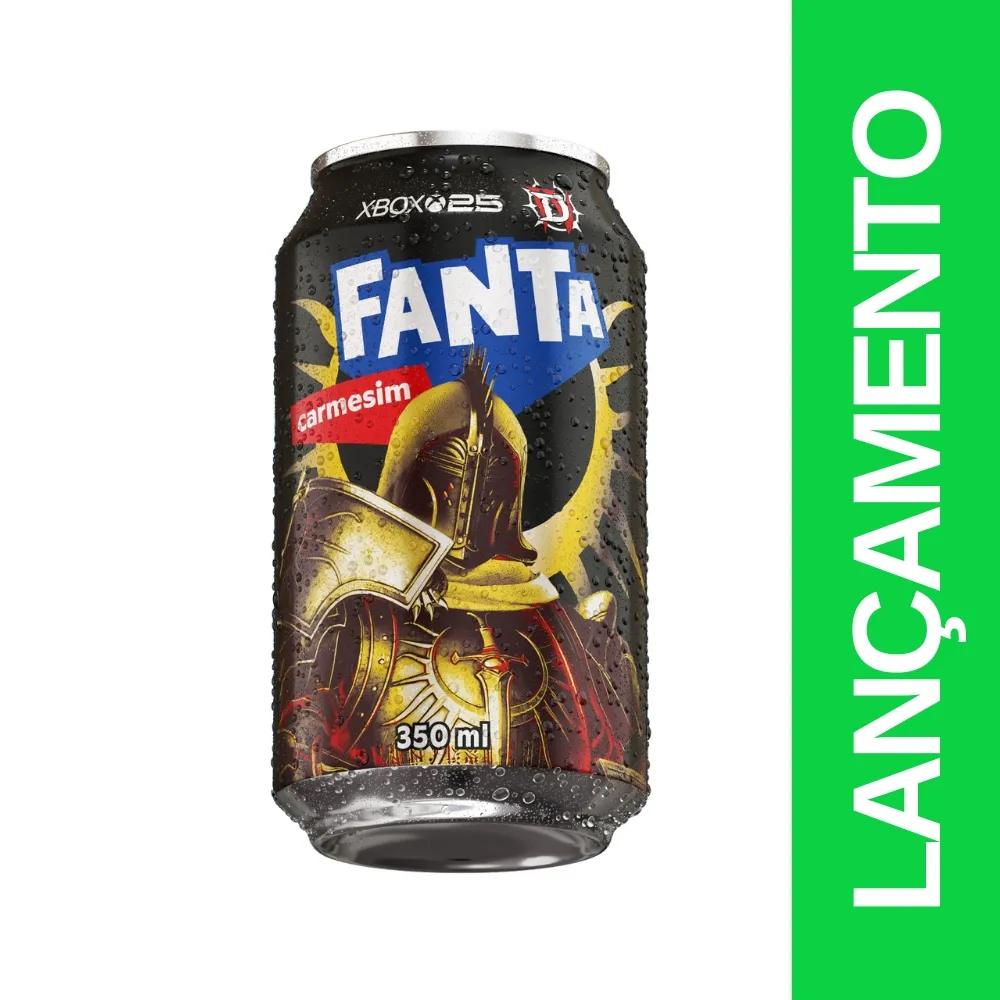 REFRIGERANTE LATA FANTA CARMESIM 350ML 0