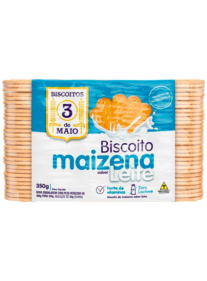 MAIZENA 3 DE MAIO LEITE 0 LACTOSE 350G 0