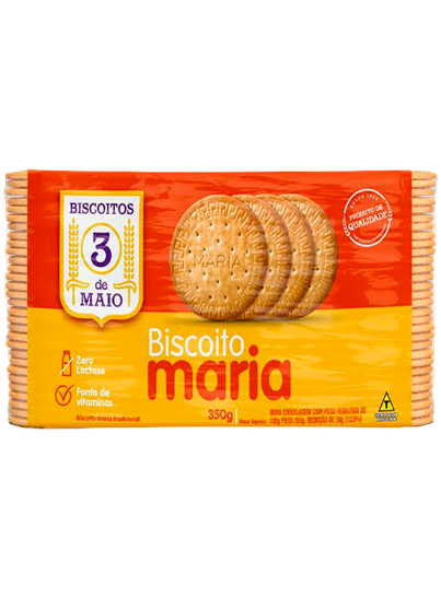 BISCOITO MARIA 3 DE MAIO TRADICIONAL