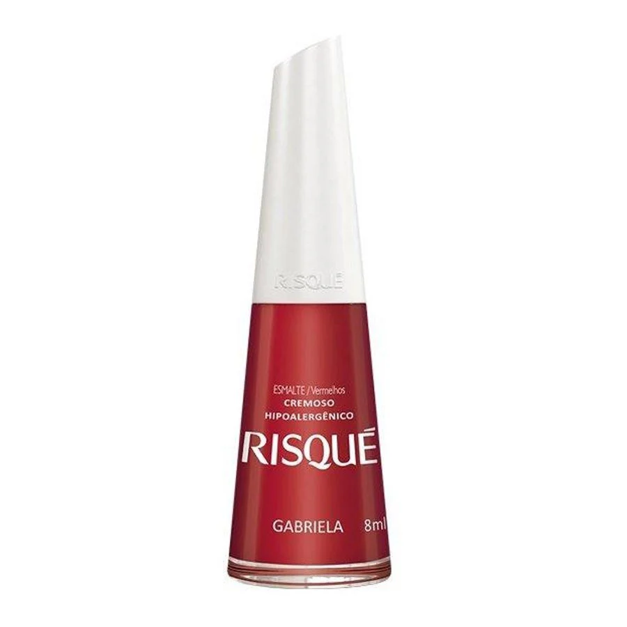 ESMALTE CREMOSO GABRIELA RISQUÉ VERMELHOS BLISTER 8ML