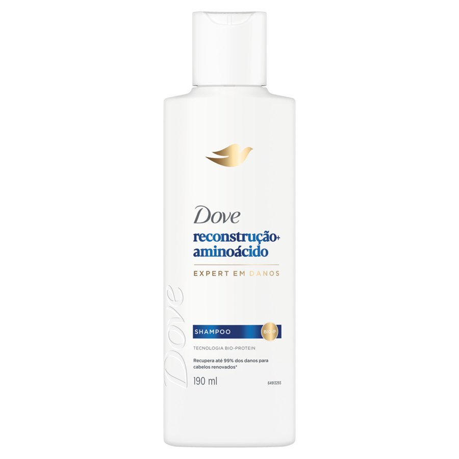 SHAMPOO RECONSTRUÇÃO + AMINOÁCIDO DOVE 190ML