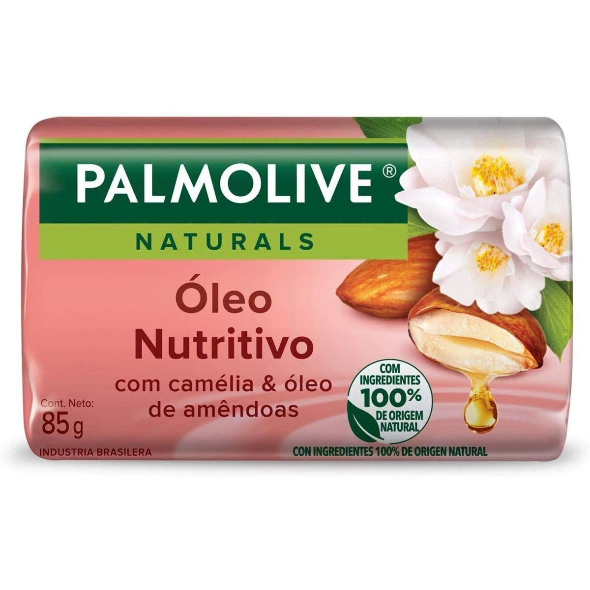 SABONETE BARRA ÓLEO NUTRITIVO PALMOLIVE NATURALS ENVOLTÓRIO 85G