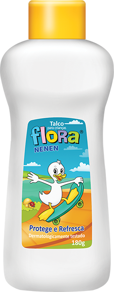 TALCO FLORA NENEM ALOE VERA 180G
