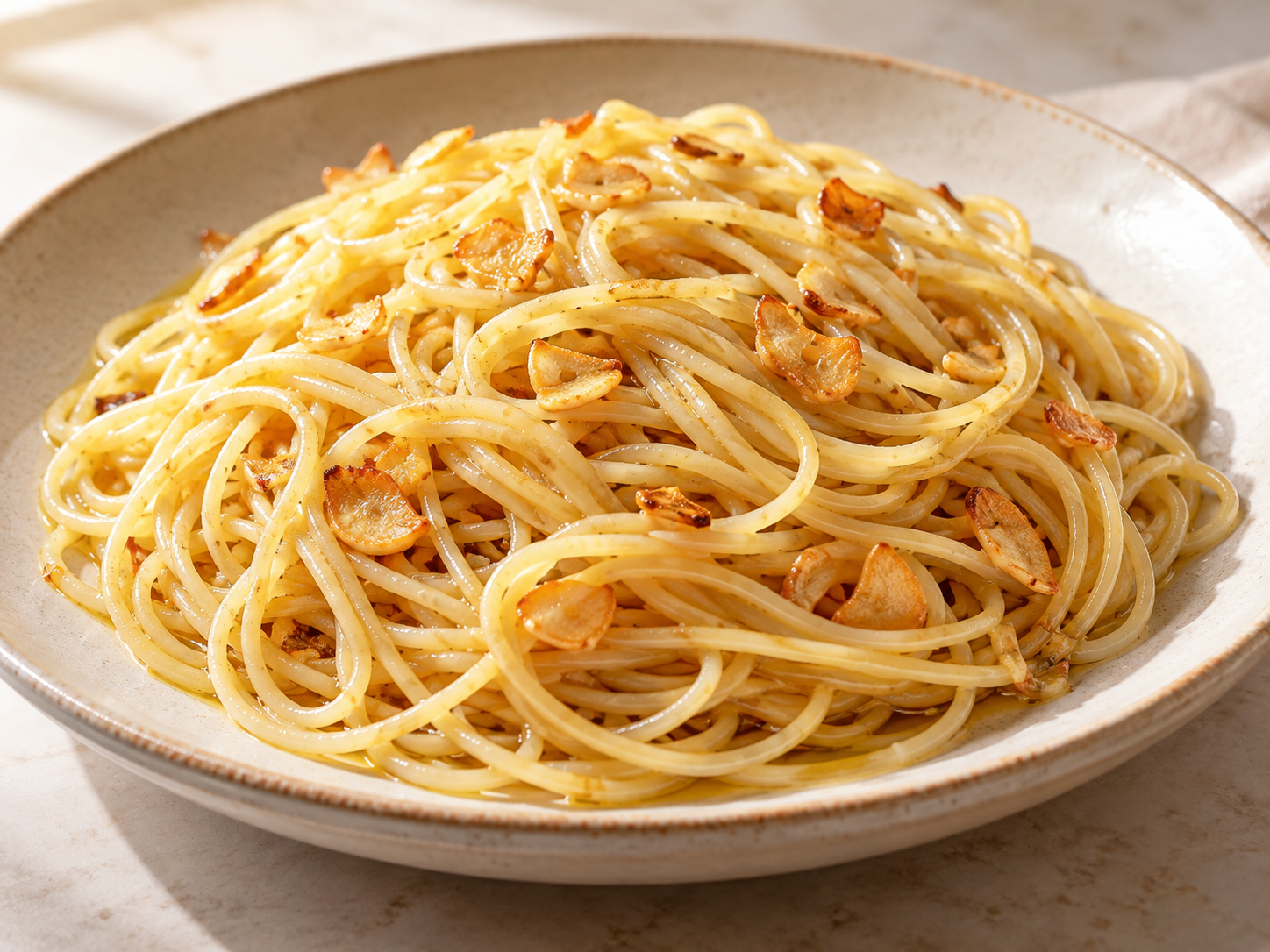 Macarrão alho e óleo